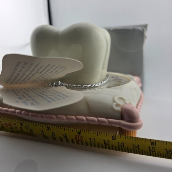 Vintage The Perfect Present The Toothfairy's Baby Tooth Bank Pink White for Kids - Picture 8 of 9